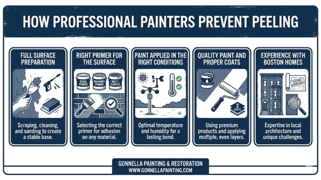 How Professional Painters Prevent Peeling