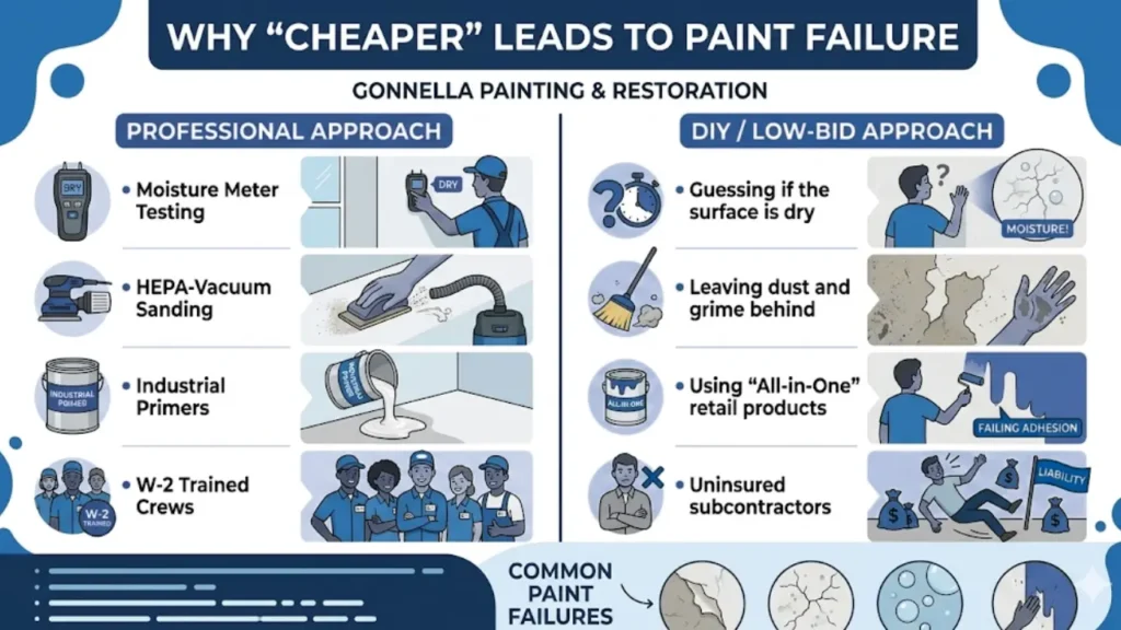 Why Cheaper Leads to Paint Failure